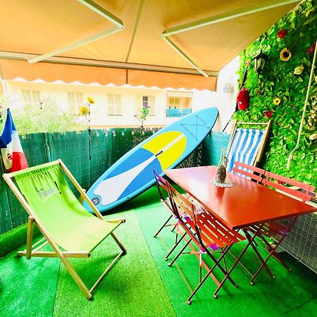 Confortable Studio A Nice Centre Cote Plage Bel Terrasse Paddle Dış mekan fotoğraf